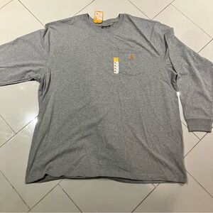 Carhartt Gray Long Sleeve Tee shirt. New with tags!